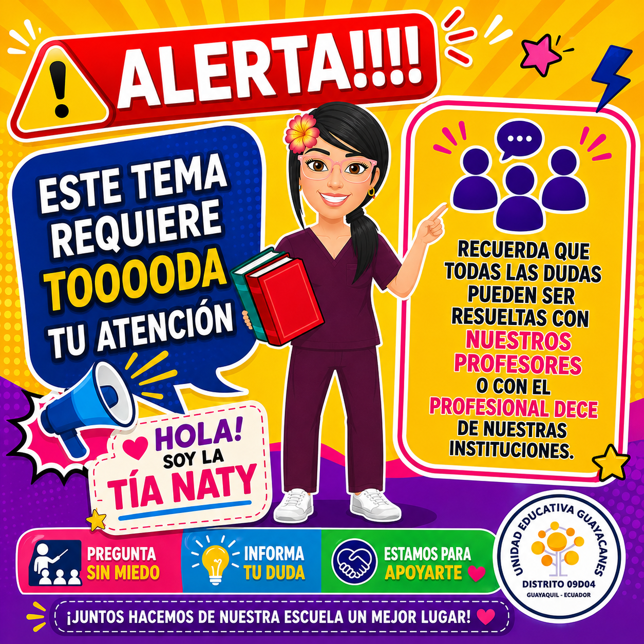 ¡Hola, queridos estudiantes de Bachillerato!
Esta semana tendremos un espacio para aprender, conversar y reflexionar juntos s